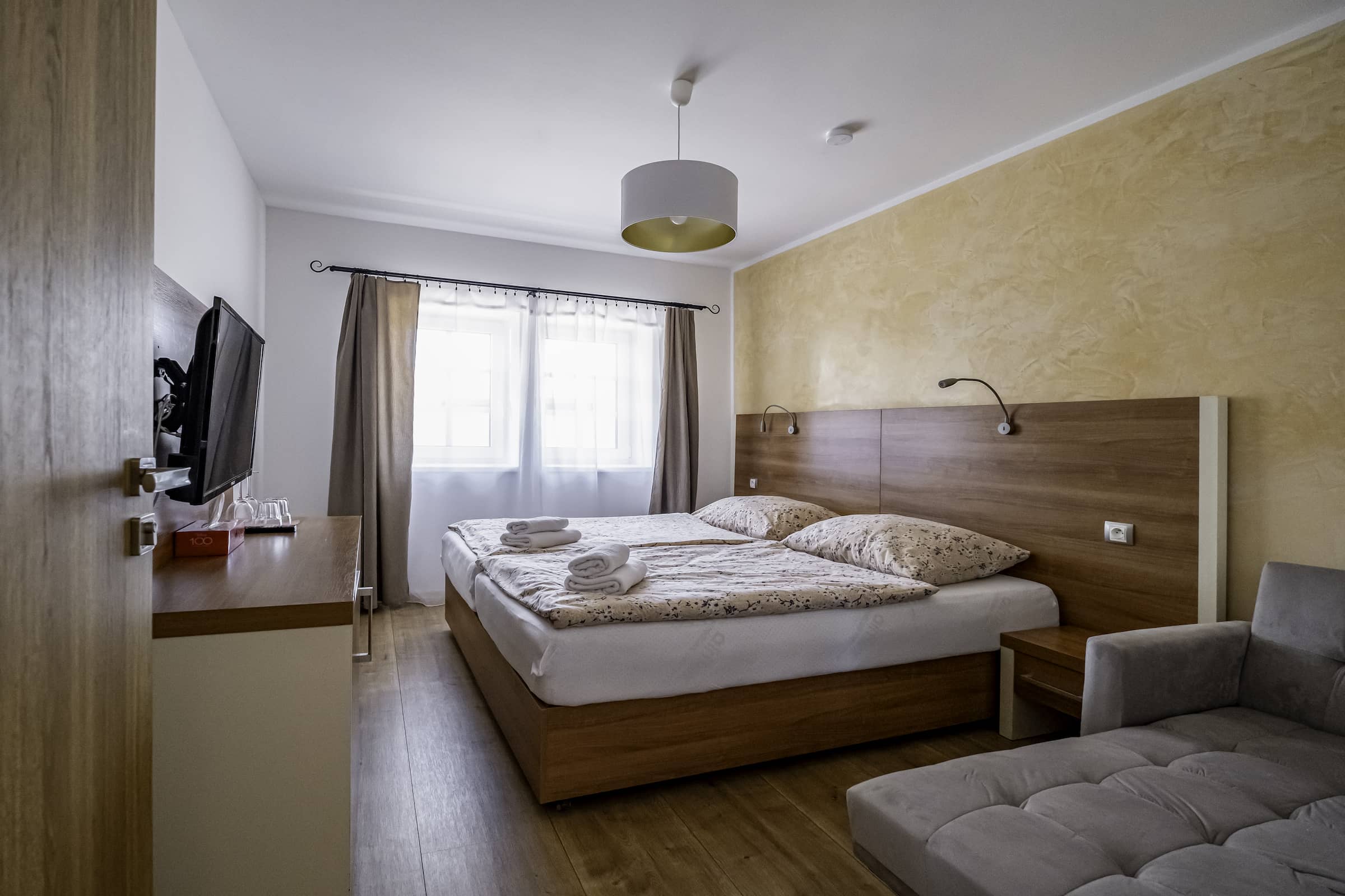 Komfortní pokoj v penzionu U Katalpy